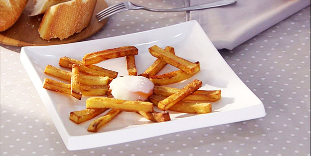 Egg, French Fries & Chistorra