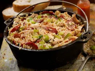 Chicken & chorizo jambalaya