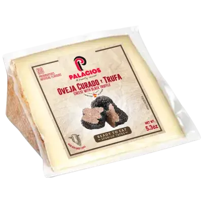 Aged Sheep Cheese with Black Truffle